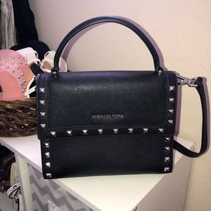 Micheal Kors Studded Satchel Crossbody
